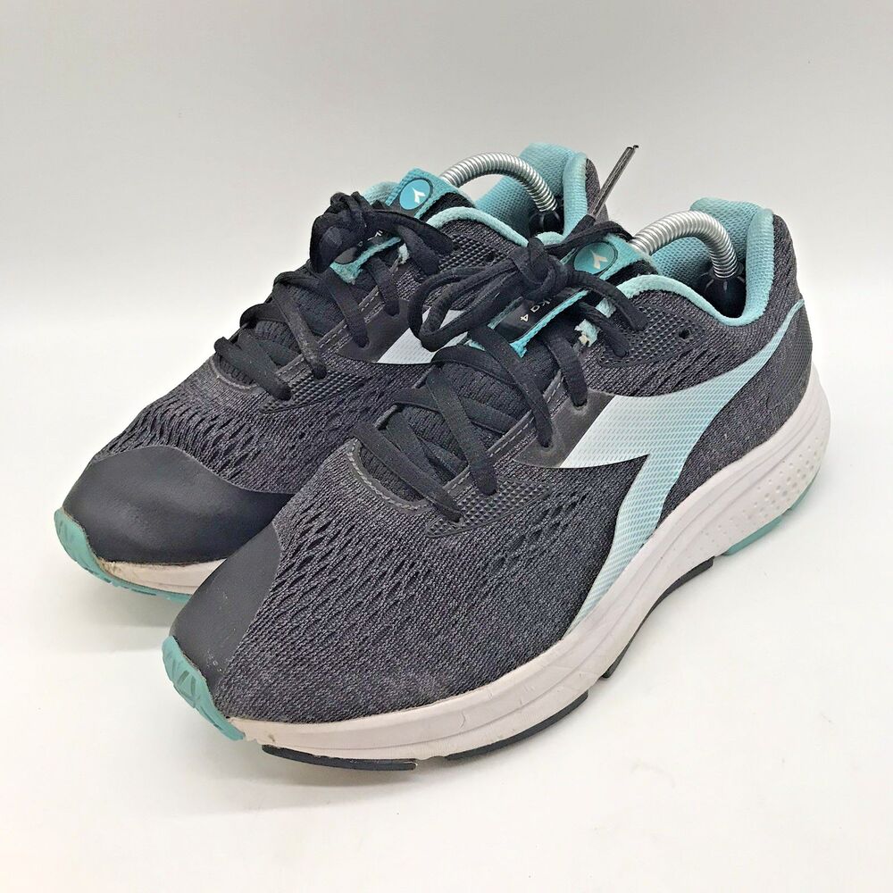 Diadora Kuruka 4 Running Shoes Women's 7 Gray 90248 Low Top Lace Up Sneakers - Picture 3 of 10